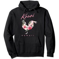Kauai Hawaii Flower Hibiscus Chicken Lover Pullover Hoodie