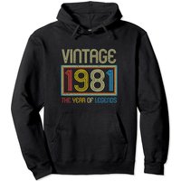 Hoodie Unisexe Légendes Vintage 1981 — Sweats à capuche pour hommes