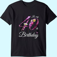 40 Year Old Floral T-Shirt 1981 Men's Birthday Shirt — Mens T Shirts