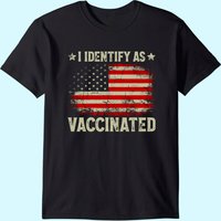 T-shirt Patriote Américain Vacciné pour Hommes — T-shirts pour hommes
