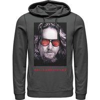Fifth Sun Hommes Le Grand Lebowski Le Dude Hoodie avec Lunettes de Soleil — Sweats à capuche pour hommes