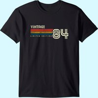 T-shirt Vintage 1984 à Rayures pour Hommes — T-shirts pour hommes