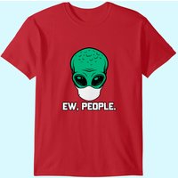 T-shirt pour hommes avec tête d'extraterrestre et masque - Design UFO Roswell — T-shirts pour hommes