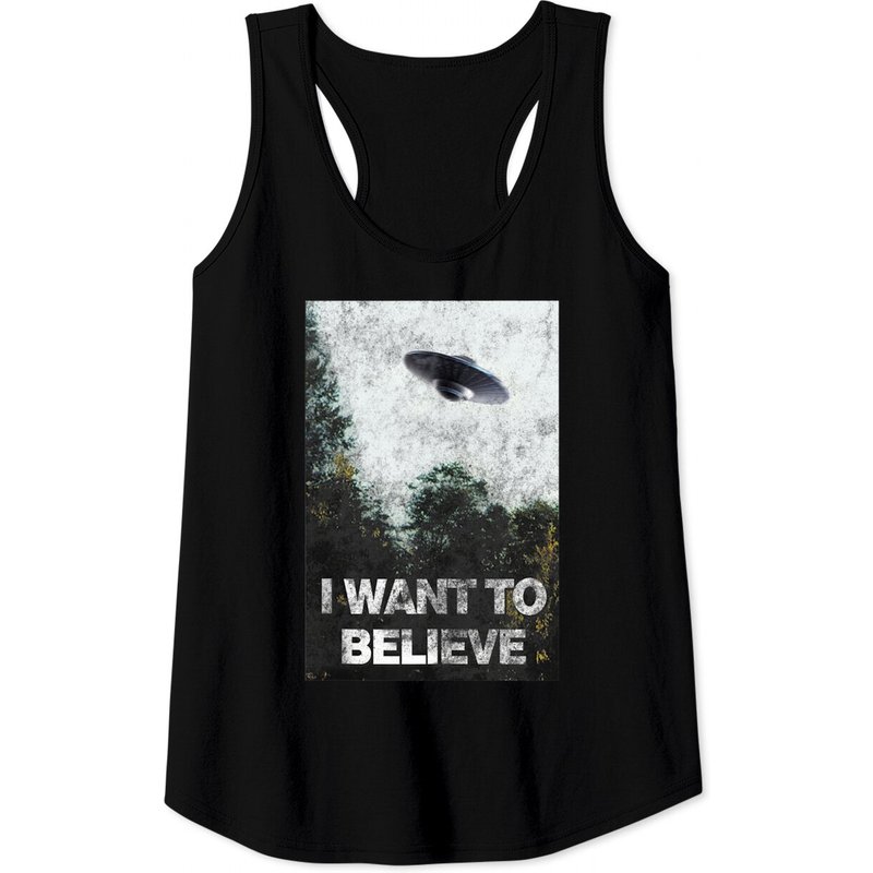 Débardeur I Want To Believe Area 51 UFO Alien Abduction — T-shirts pour hommes