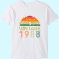 T-Shirt Vintage 1988 pour Hommes - Idée Cadeau 35e Anniversaire — T-shirts pour hommes