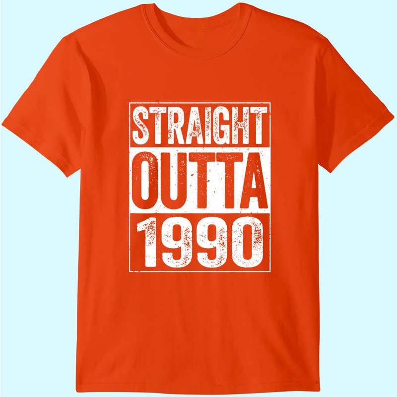 T-shirt Straight Outta 1990 pour 31e Anniversaire pour Hommes — T-shirts pour hommes