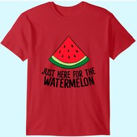T-shirt pour hommes Just Here For The Watermelon