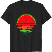 T-shirt Watermelon Sunset pour hommes