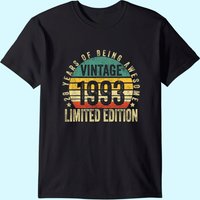 T-Shirt d'anniversaire vintage 28 ans édition limitée 1993 — T-shirts pour hommes