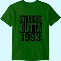 T-Shirt d'anniversaire de 28 ans Straight Outta 1993 pour hommes