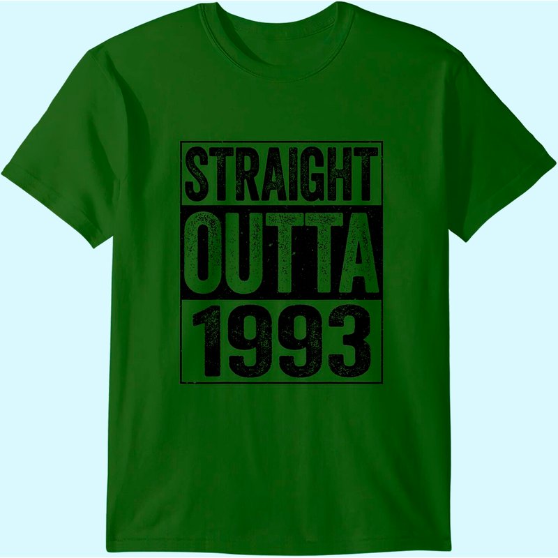 T-Shirt d'anniversaire de 28 ans Straight Outta 1993 pour hommes — T-shirts pour hommes
