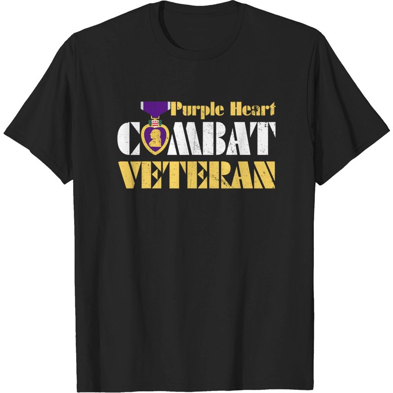 T-shirt militaire américain Purple Heart pour hommes — T-shirts pour hommes