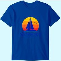 Vintage Newport Rhode Island Sailing T-Shirt for Men