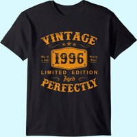 T-Shirt d'anniversaire 25 ans pour hommes - Design vintage 1996 — T-shirts pour hommes