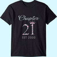 T-Shirt d'anniversaire 21e pour hommes Chapter 21 Est 2000