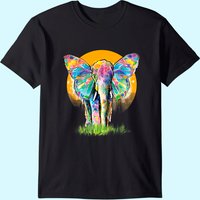 T-shirt graphique Éléphant pour hommes