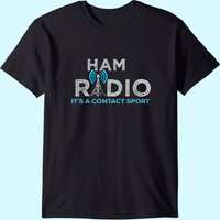 T-shirt Ham Radio It's A Contact Sport pour hommes — T-shirts pour hommes