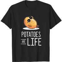 T-shirt Cool Potato Potatoe pour hommes en noir — T-shirts pour hommes