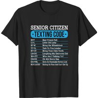 T-Shirt Code de Textage pour Personnes Âgées — T-shirts pour hommes
