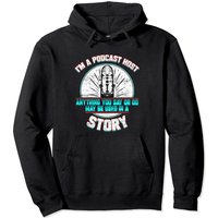 Hoodie pour homme avec micro de podcast