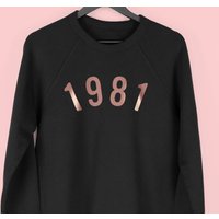 Sweat-shirt 42e anniversaire pour femmes, pull 1981 — Sweats à capuche pour hommes