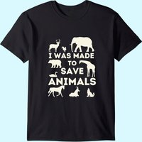 J'ai été fait pour sauver des animaux - T-shirt de protection animale pour hommes — T-shirts pour hommes