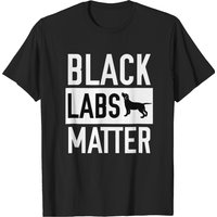 Black Labs Matter Dog T-shirt for Men