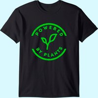 T-shirt Végétalien Powered By Plants pour Hommes — T-shirts pour hommes