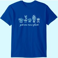 T-shirt Just One More Plant pour hommes en noir