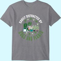 T-shirt Plants and Dogs pour hommes - Amoureux des plantes et des chiens