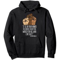 Votre main crée un monde meilleur Hoodie Black Lives Matter — Sweats à capuche pour hommes