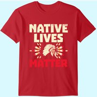 T-shirt pour hommes Native American Lives Matter