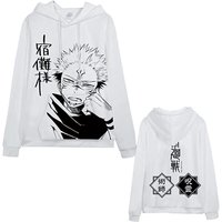 Hoodie Unisexe Jujutsu Kaisen en Noir — Sweats à capuche pour hommes