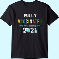 T-shirt Pro Vaccination Pour Hommes - Vacciné, Bienvenue