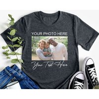 T-shirt personnalisé photo de famille pour hommes