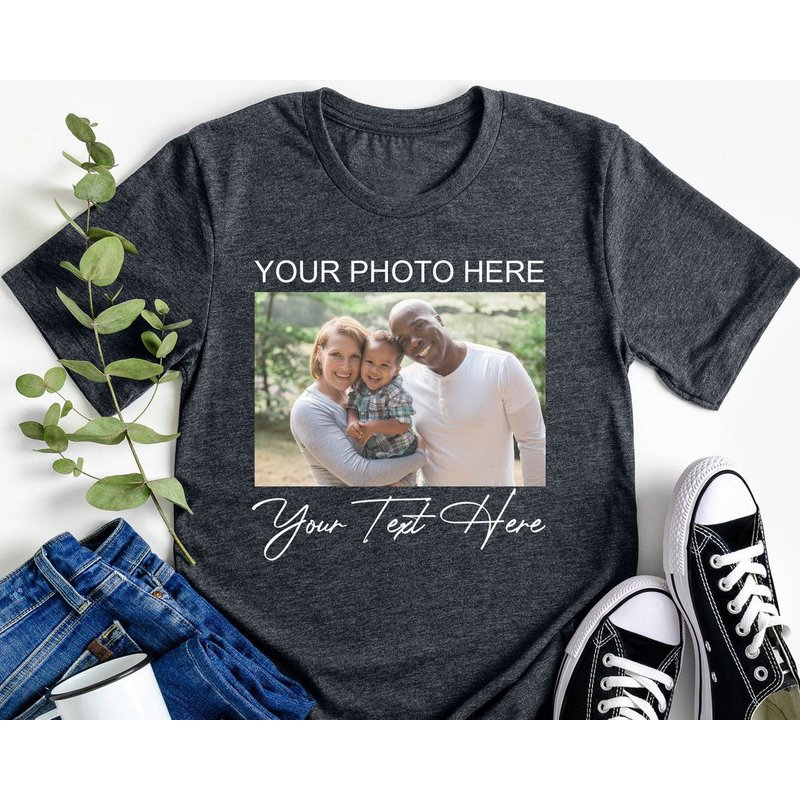 Family Picture Custom T-Shirt for Men — Mens T Shirts