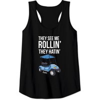 Débardeur pour hommes They See Me Rolling Golf Cart