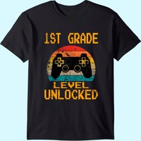 T-shirt Gamer Niveau 1ère Année Débloqué pour Hommes — T-shirts pour hommes