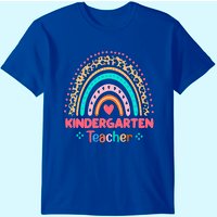 Kindergarten Rainbow Teacher Team T-Shirt for Men