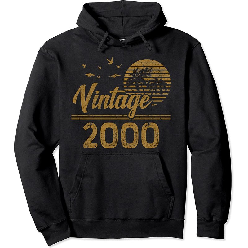 Hoodie Vintage 2000 Cadeaux d'Anniversaire pour Unisexe — Sweats à capuche pour hommes