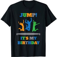 Trampoline Bounce House Birthday Party T-Shirt for Men