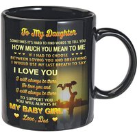 Coffee Mug for Daughter - I Love You - Mother's Day Gift