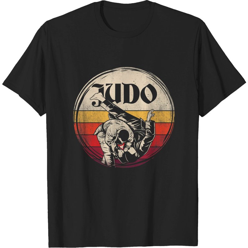 Judoka Judo T Shirt for Men in Black