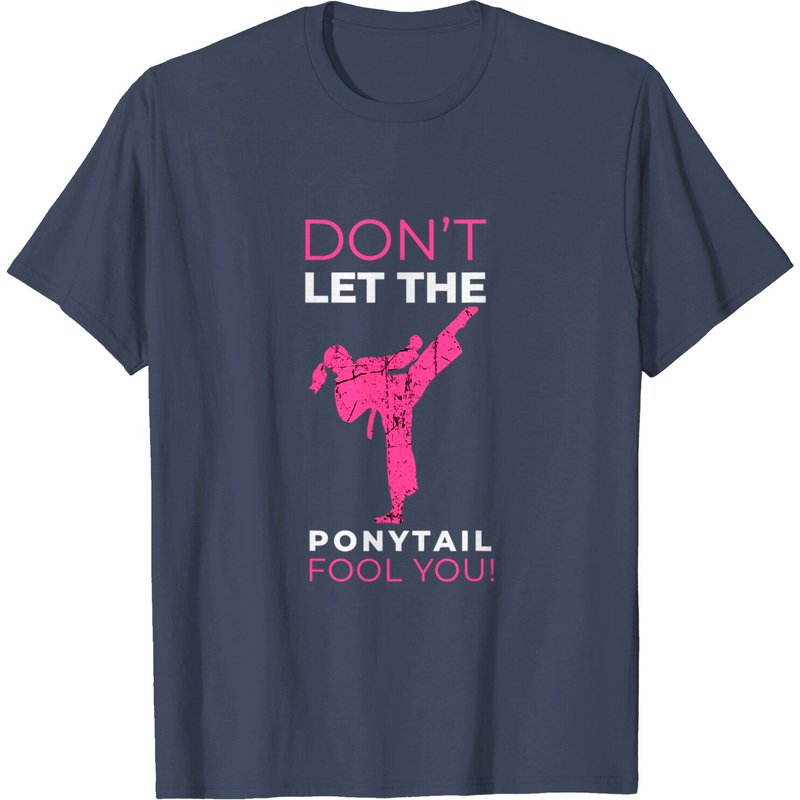 Dont Let The Ponytail Fool You T Shirt for Men - Black