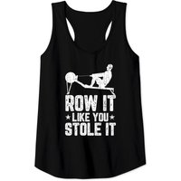 Row Like You Stole It Men's Rower Graphic Tank Top