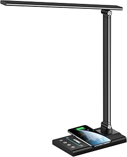 AFROG 5th Gen LED Desk Lamp with 10W Wireless Charger and USB Port — Led Desk Lamp