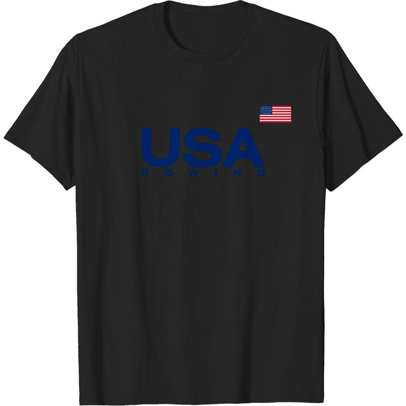 T-Shirt Drapeau USA Rowing pour Hommes