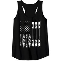 US Flag Kayaker Tank Top for Men — Mens T Shirts
