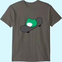 Funny Skateboarding Frog T-Shirt for Men
