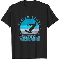 T-shirt Slalom Skiing pour hommes - T-shirt de ski nautique et wakeboard — T-shirts pour hommes